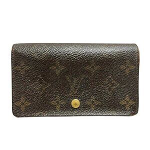 Auth LOUIS VUITTON Porte Monnaie Tresor M61730 Monogram RA0999 Bifold Wallet